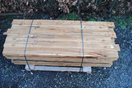 A quantity of feather edged fencing boards (mostly