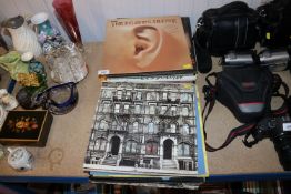 A collection of various records to include Led Zep