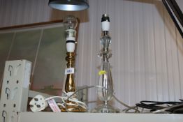 Two table lamps
