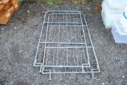 Two galvanised sheep hurdles, measuring approx. 58