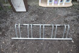 A five bay bike rack