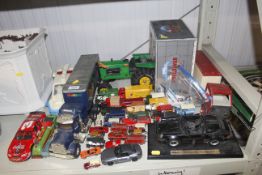 A collection of die-cast vehicles to include 