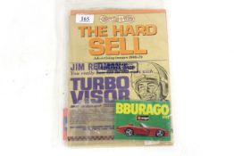 A quantity of 1960's Motorcycle advertising images and a Burrago 1993 catalogue