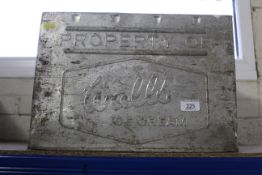 A Walls Ice Cream tub