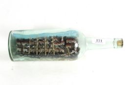 A ship in a bottle