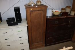 A pine filing cupboard
