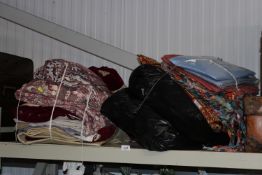 Two bundles of various linen