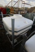 IBC container on galvanised stand. V