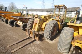 Sanderson 227TS 2WD Teleporter. Showing 5,119 hours. 16.9-28 front wheels and tyres @ 70%. Key