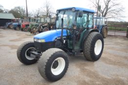 New Holland TN75 S 4WD tractor. Registration OU03 UOL. Date of first registration 01/03/2003. 6,