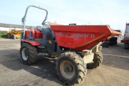 Neuson 6001S 6T swivel tip 4WD dumper. 2007. 302 hours. 405/70-20 wheels and tyres. Perkins