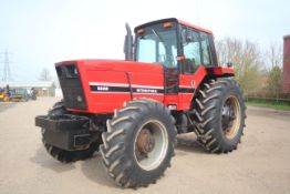 International 5288 4WD tractor. Registration B687 XKH. Date of first registration 25/03/1985 (in
