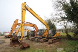 **CATALOGUE CHANGE** JCB JS160 LC 16T long reach excavator. 1998. 6,751 hours. With Kocurek 12m