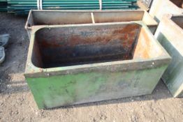 Galvanised water tank. From a local deceased estat