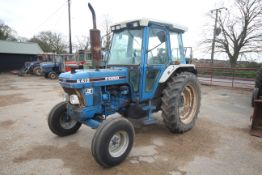 Ford 6410 Series III 2WD tractor. Registration G92 YPU. Date of first registration 01/11/1989. 6,856