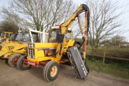 International 956 XL 2WD tractor. Registration B241 OPV. Date of first registration 10/07/1985. 9,