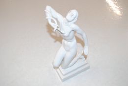 A Herend porcelain Art Deco style figure 'The Deat