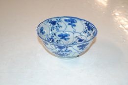 An 18th Century Chinese blue and white bowl