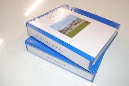 Two folders of aircraft related stamps and miniatu