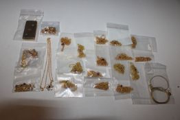 Ex-jewellers stock collection of gold tone ruby ne