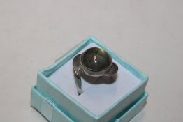 A Sterling silver and Labradorite dress ring, ring