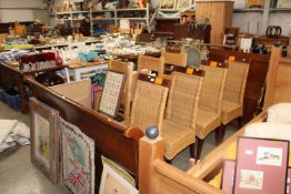 A mahogany sleigh bed approx. 5'4