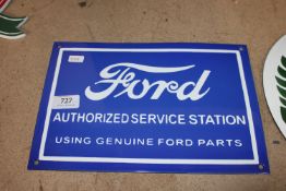 A reproduction Ford advertising sign (225)