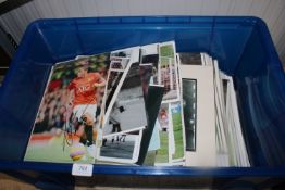 A collection of various football photographs