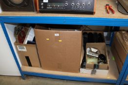 Three boxes containing various brewery items, asht