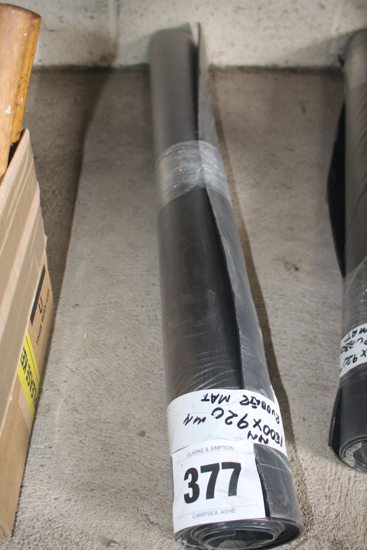 1800mm x 720mm unused rubber mat. V