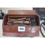 Quantity of panel beaters' hammers and dollies.