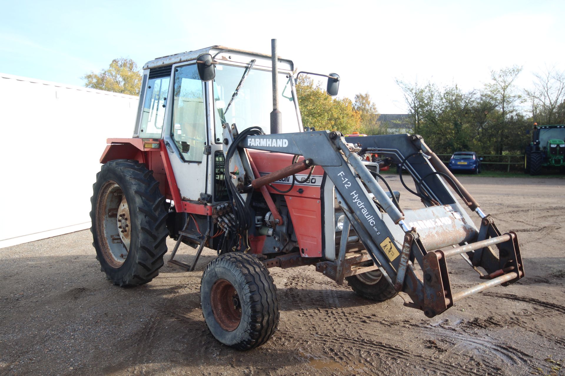 Mf 690 Massey Ferguson 690 2WD tractor. Registration C64 JUR. Date of first ...