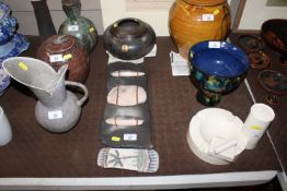 Sally Bradley, Studio Pottery vase impres