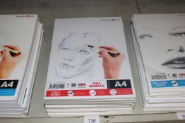 Ten Quantum Art A4 light ivory fine surface sketch