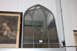 A gothic style mirror (107)