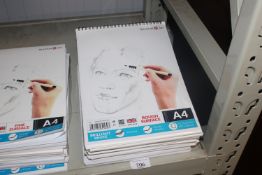 Ten Quantum Art brilliant white rough surface sket