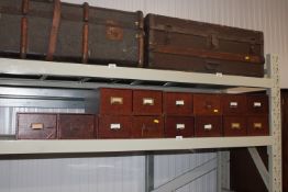 A quantity of storage boxes