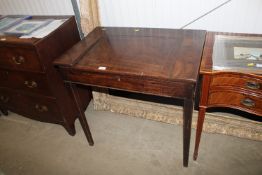 A Victorian mahogany desk