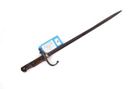 A Turkish model 1903 bayonet (no scabbard). This i