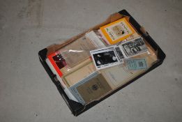 A box containing various military interest ephemer