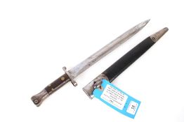 A rare British model 1888 MkI bayonet (three rivet