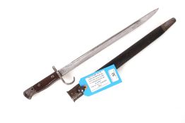 A British model 1907 bayonet by Wilkinson with sca
