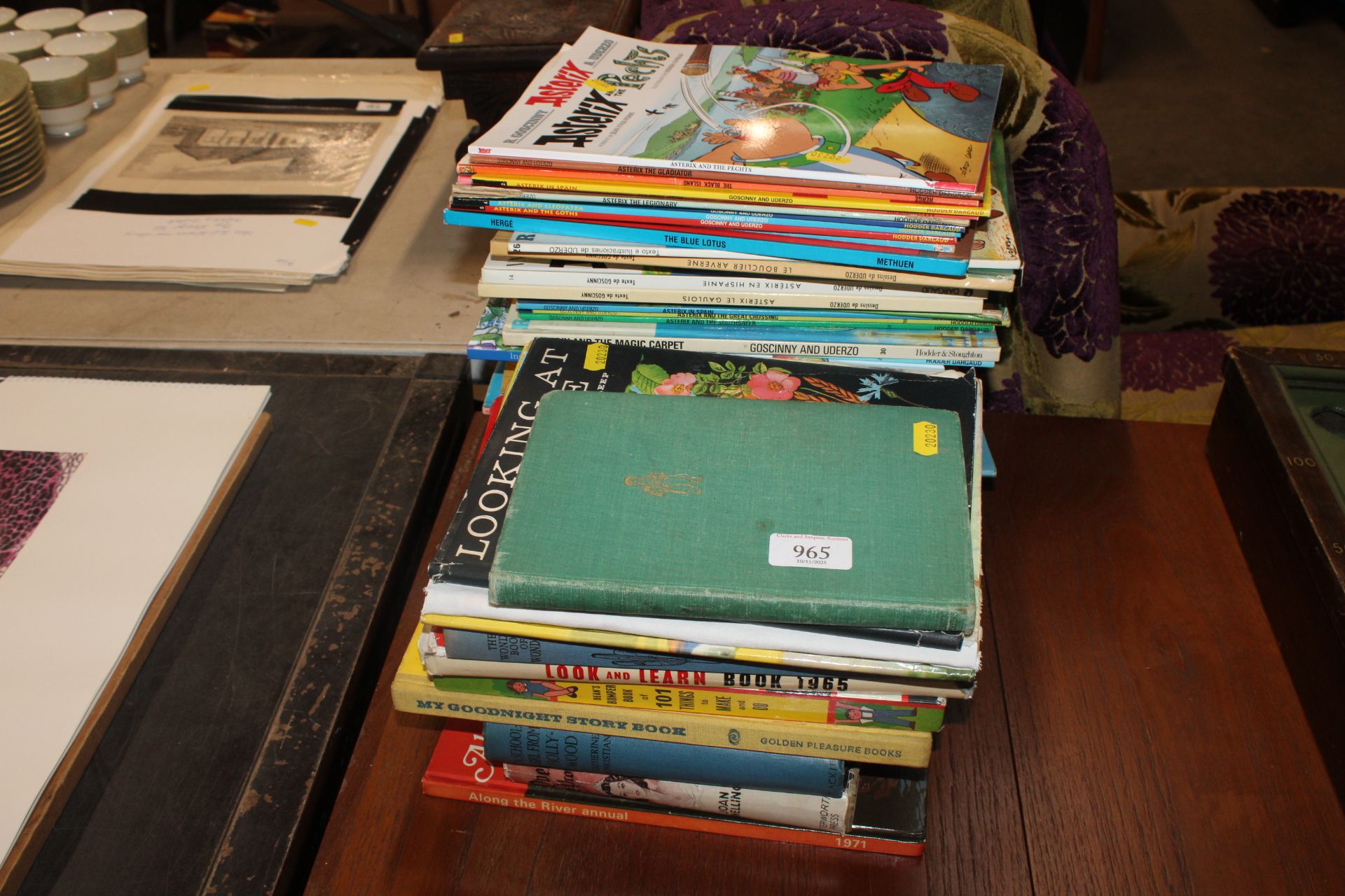 A collection of various books