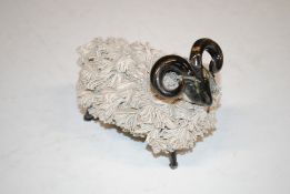 A Cotland pottery model of a ram AF