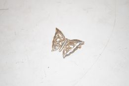 2005 sterling silver Kit Heath butterfly brooch