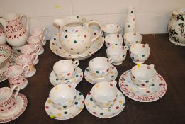 A collection of Emma Bridgewater 'Polka Dot' potte