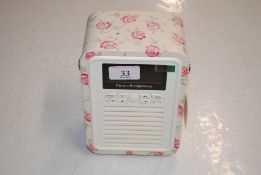 An Emma Bridgewater retro mini DAB/FM radio and Bl