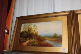 Early 20th Century landscape oil study