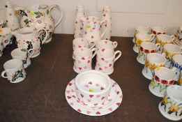 A collection of Emma Bridgewater 'Pink Hearts' dec
