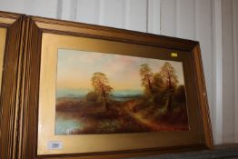 Early 20th Century landscape oil study